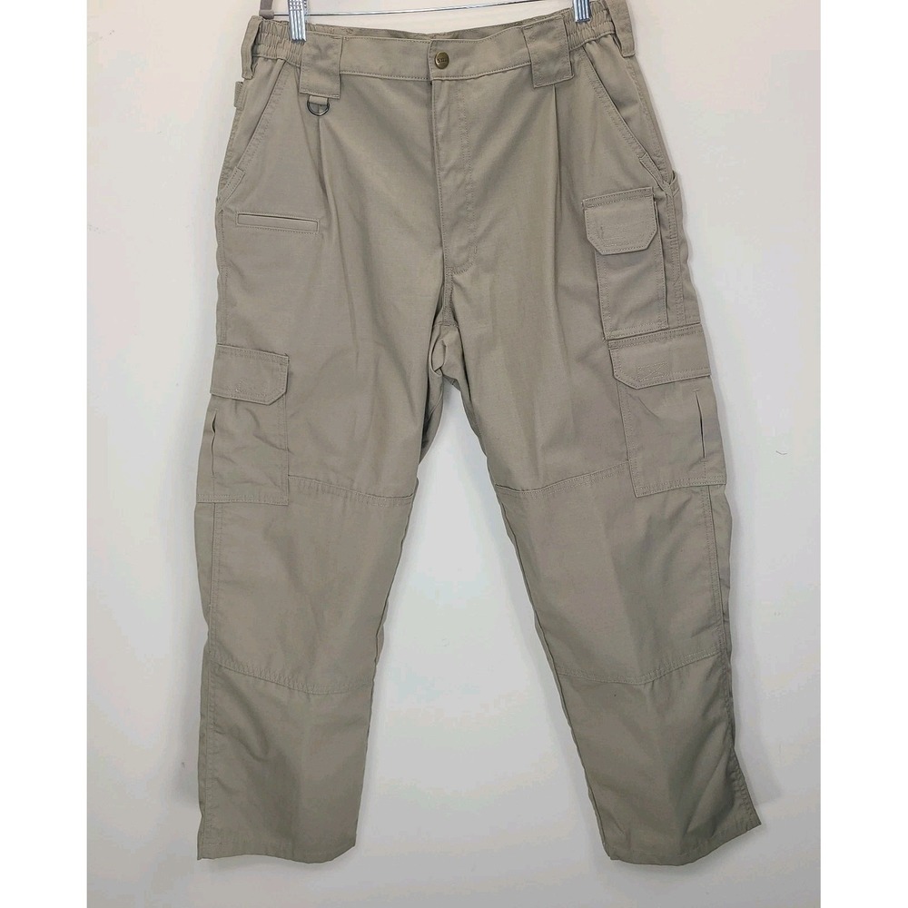 5.11 Tactical Cargo Pants Mens 36x30 Khaki Utility Work Outdoor Hiking